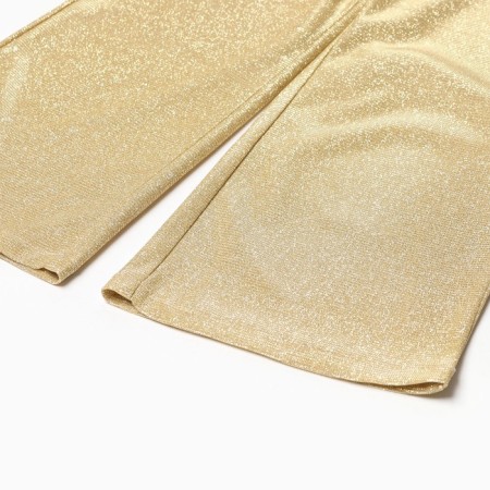 Elegant pants for girls KAFTAN Size 36 (134-140 cm), gold-4