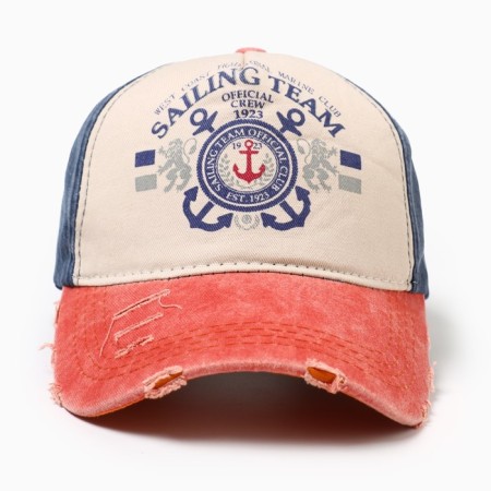 Men's cap "Sailing Team", blue color, size 56-58-1