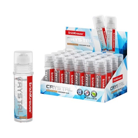 Chancellery Erichkrause, 30 ml, with a plastic applicator, is suitable for paper, cardboard and fabric, frost -resistant