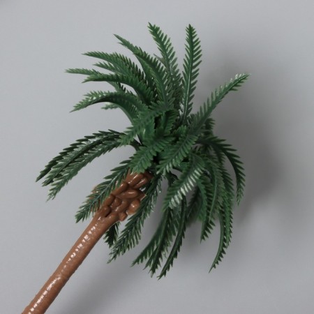 Decor for creating miniatures (trees) "Hawaiian palm" set 2 pcs 17 cm-1