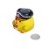 Duckling on the car panel, pirate, yellow
