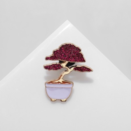 Icon "Japan" sakura, colored in gold-2