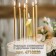 Candle in the cake on the skewer "Almaz", the number "1", gold, 4.5 cm