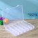 Ricco organizer for storage, 24 cells, 19.5 × 13.5 × 2 cm, color mix