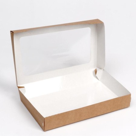 Container for removal, with a window, craft, 25 x 15 x 4 cm-1