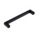 Square Cappio RSC008 Square handle, stainless steel, m/o 128 mm, black color black