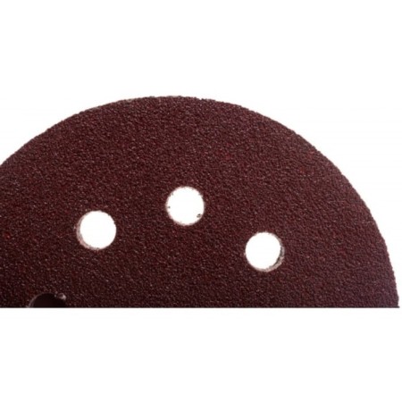 Circle of abrasive grinding bison 35562-125-060, perforated, P60, 125 mm, 5 pcs.-2