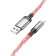 Hoco U112, Lightning cable, 2.4 A, 1 m, luminous, gut