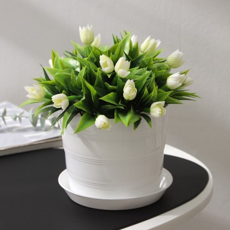 Pot with the Podon "Classic", 1.2 l, white color