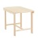 Table, 120 × 63 × 73cm, from linden, with rounded edges, extra