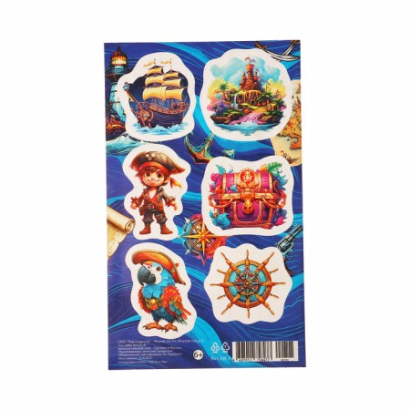 Pirate stickers 10x16 cm-1