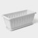 Balcony box for flowers "Felicia", 40 cm, marble color