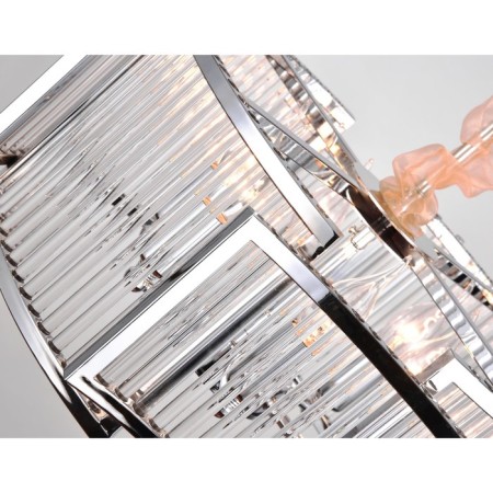 Crystal chandelier with Ambrella Light, Traditional, TR5366, E14, Color Chrome-3