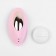 Clital vibrator in panties, with a vacuum-wave stimulant, PDU, ZU USB, pink
