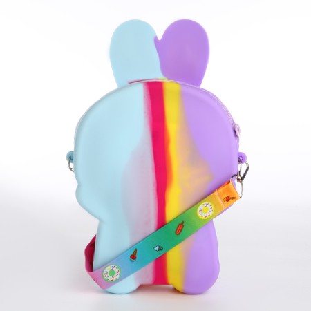 Bag's bag with lightning, lilac/yellow/blue color-1