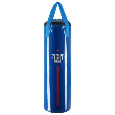 Boxing bag of Fight Empire, weight 15 kg, belt belt, blue color-1