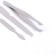 Manicure set, 6 items, in case, fuchsia color