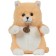 Soft toy "Cat fat", peach color, 20 cm AT365263