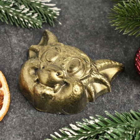Figure with the suspension of "Dragon" old gold, 8x8x1cm-1