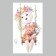 Sticking plastic interior color "Retro. Bear on a swing with flowers" 35x60 cm