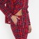 Homemade female set (fufaika/trousers), red color, size 52