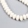 Beads for aromatherapy with the hole "Disc. White" 0.6x1x1 cm set 33 pcs +-3