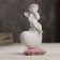 Polystone souvenir "Snowty Angel in a pink veneer on the heart" 8.5x4.3x2.2 cm