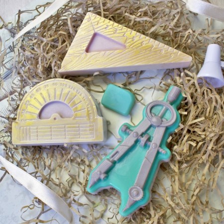 Plastic form for soap 3D "School set"