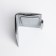 Women's wallet on the button, Textura, color gray color