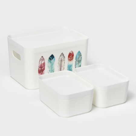Set of Serenity Organizers, snow-white color-2