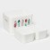 Set of Serenity Organizers, snow-white color