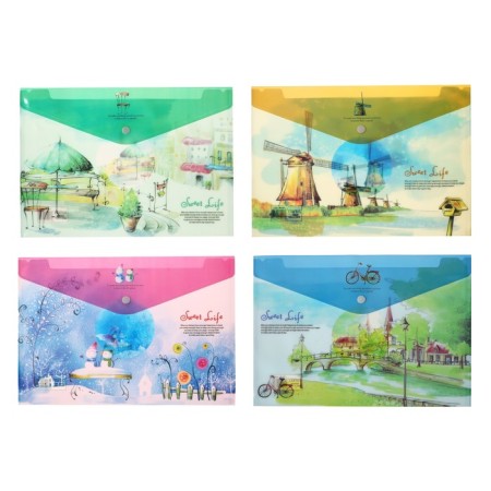 A set of converts on the A4 button, 160 md, 12 pieces, "landscapes"