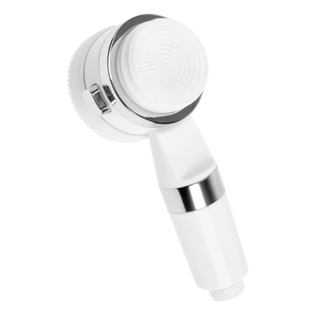 Shower watering can Zein Z3548, D = 60 mm, 3 modes, with rubber brushes, gel compartment, white-4