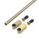 Tundra Modern Railing Set, 2 plugs, 2 holders, tundra pipe 1000 mm, 1 mm, bronze