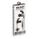 Headphones BLAST BAH-295, microphone, vacuum, 101 dB, 32 Ohm, 3.5 mm, 1.2 m, chrome
