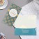 Money envelope "Happy Birthday!" Blue background, patterns, 9x17 cm
