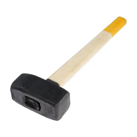 A sledgehammer forged scrap, 5 kg, wooden handle