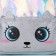 Baby backpack for a girl with a brilliant pocket "kitten", 27x23x10 cm
