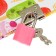 Notebook with a pen and a lock A5, a gift box, 45 sheets, in a ruler, on a crest, mix