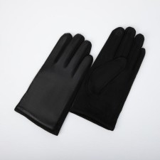 Gloves male, dimensionless, with insulation, black color