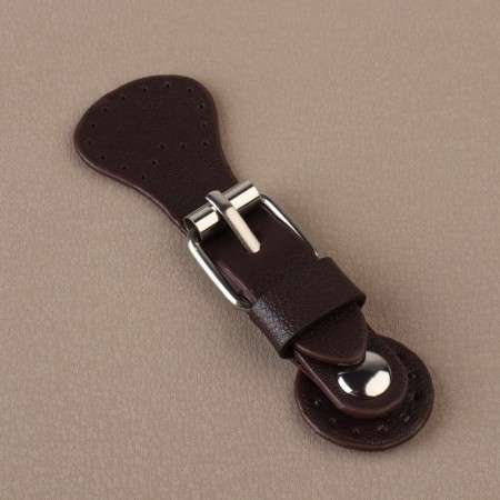Back button block, 8 × 3 cm, brown color-2