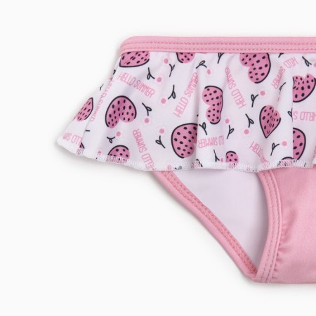 Separate swimsuit for a girl, pink color, height 116-122 cm-2