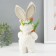 Souvenir "White Bunny with carrots" 12x11x22.5 cm