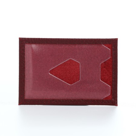 Cardholder, Textura, Burgundy Color-3