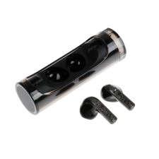 Wireless headphones YX11, TWS, inserts, BT 5.3. 28/200 mAh, noise -hand, transparent, black