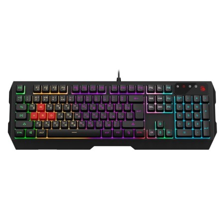 Keyboard A4Tech Bloody B140N Black USB Multimedia for Gamer LED-5