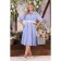 Women's dress, size 52, blue color