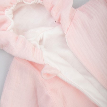 Kinderlitto “Muslin” discharge kit, 4 items, height 50-56 cm, pink color-2
