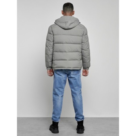 Sports male Winter, size 58, gray color-3