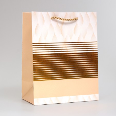 Laminated "Texture" package, MS 18 × 23 × 10 cm